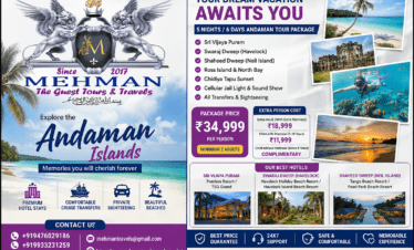 5 Nights 6 Days Andaman Tour Itinerary