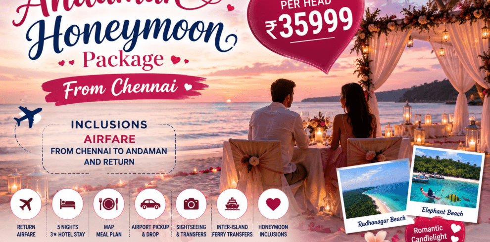 6 Days Andaman Tour Package from Chennai