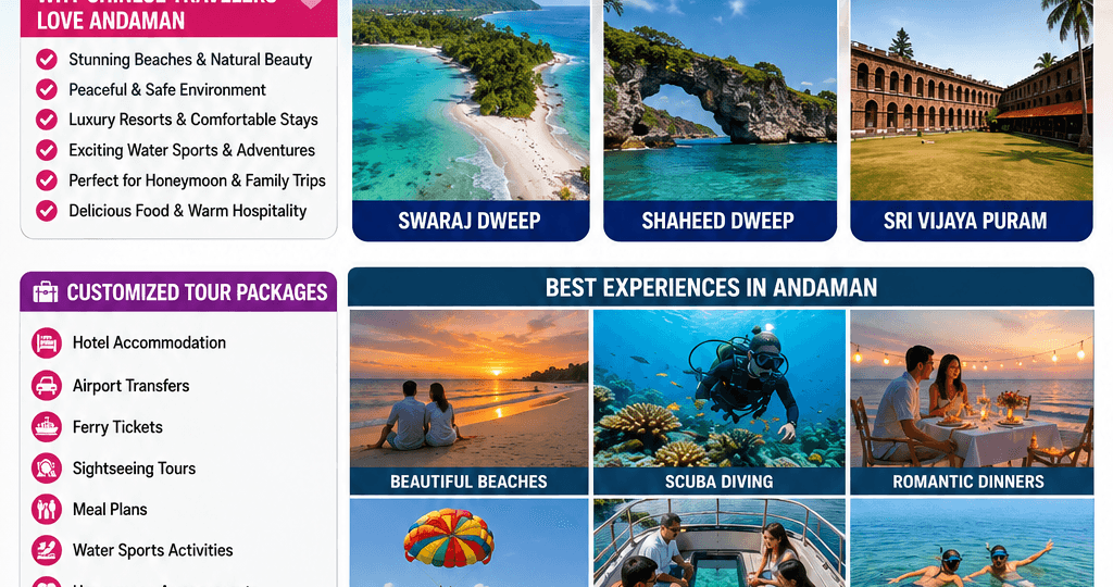 Andaman Tour Packages and Travel Agents from China