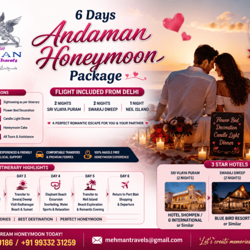 Andaman Honeymoon Package