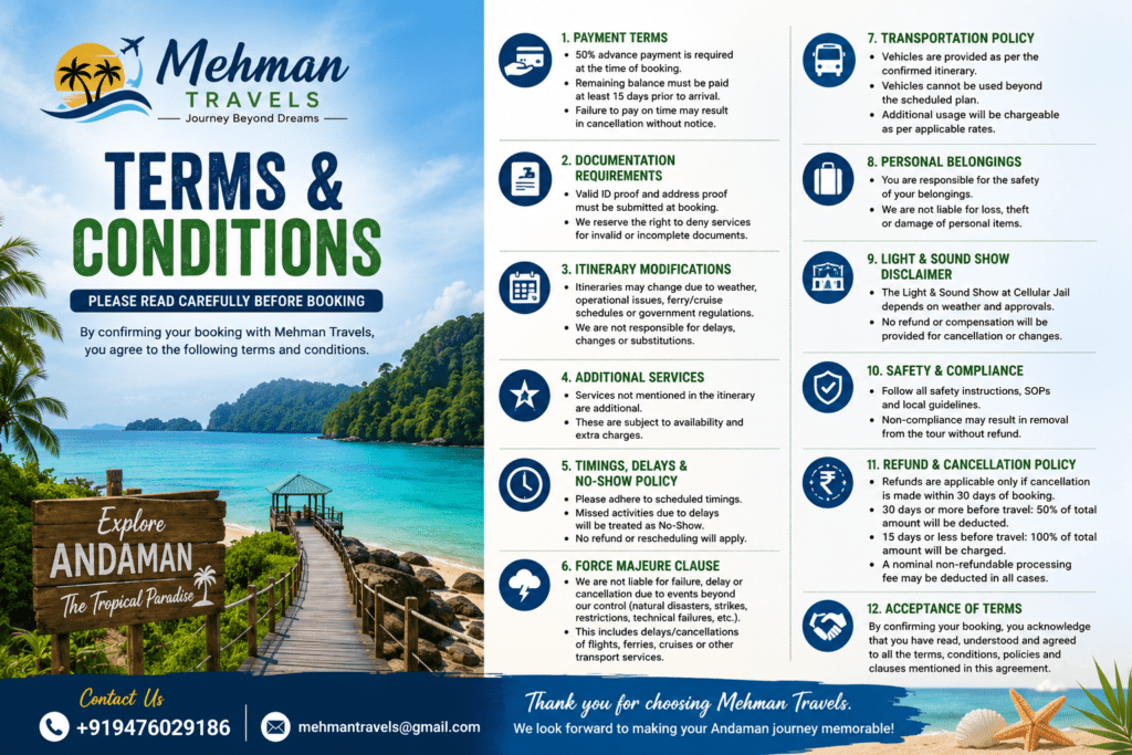 Terms and condition