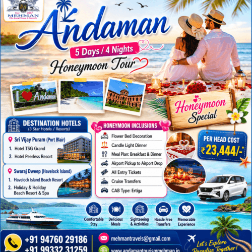 4N 5 Days Andaman Honeymoon