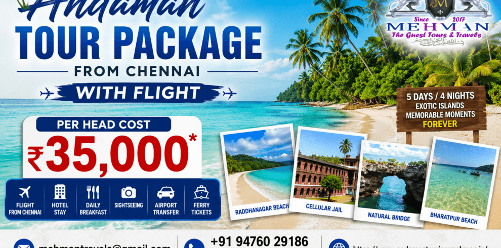 5-Days Chennai Andaman Trip